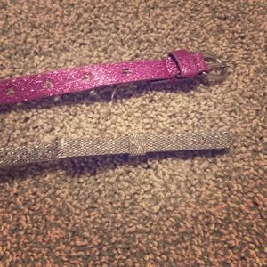 Glitter belts